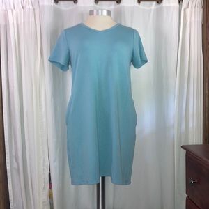 Time and Tru light blue t-shirt dress